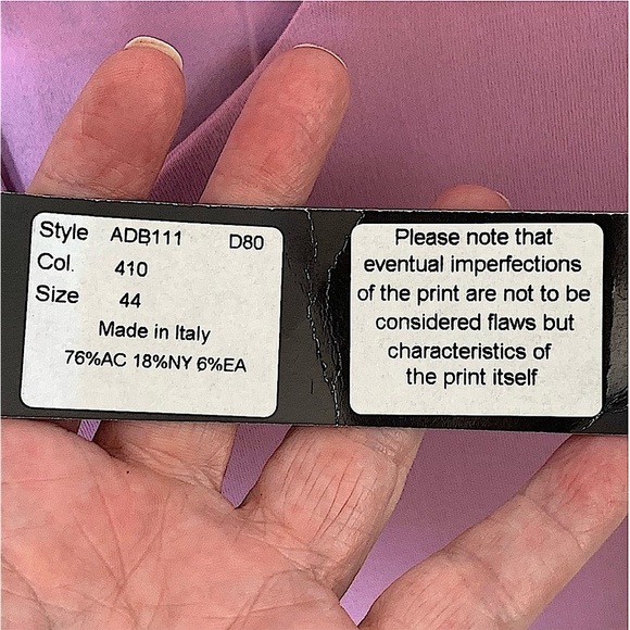 NWT Alessandro De Benedetti Surgery Couture Lilac Knit
Mini Dress Size Large - Picture 7 of 13